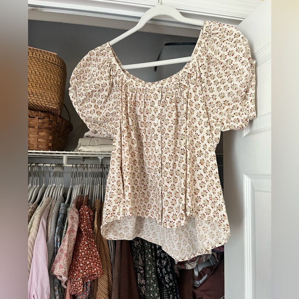 SOLD Crosspost - doen joyce sample top